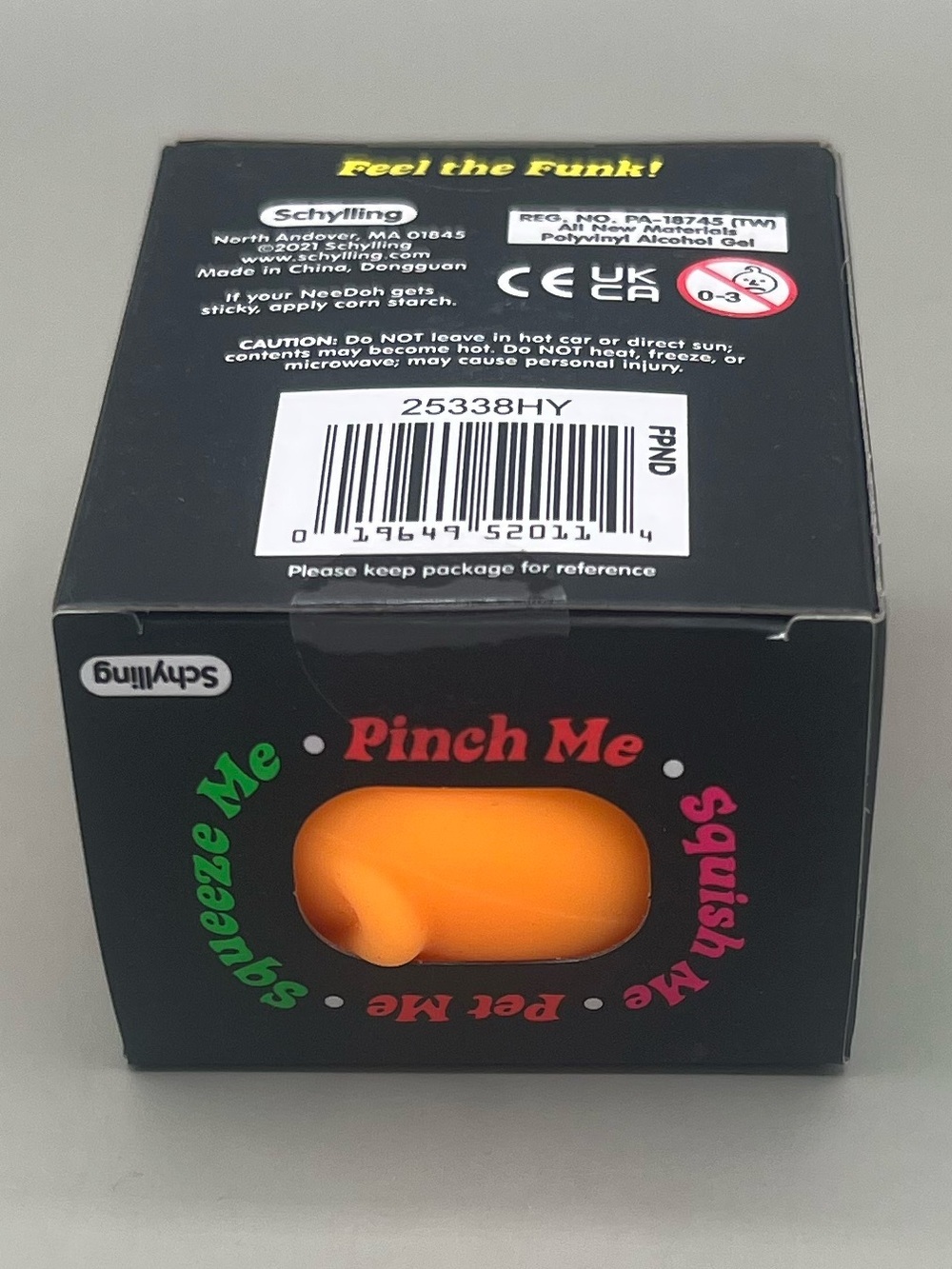 Authentic NEEDOH  “Funky Pup” Orange 🧡Soft Squishy Sensory Toy VIRAL New - Picture 9 of 11